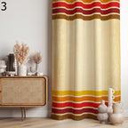 70s Retro Orange Window Curtain, Retro Curtains, Mid Century Modern Curtain Panels, MCM Retro Style Living Room Curtain, 80s Curtain Panels