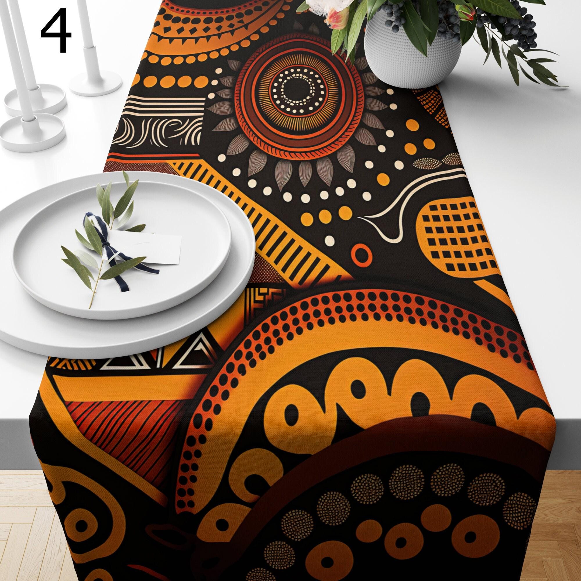 African Mucloth Table Runner, Ethnic Geometric Table Runner, Mudcloth African Table Runner, African Tribal Table Decor, Ethnic Table Decor
