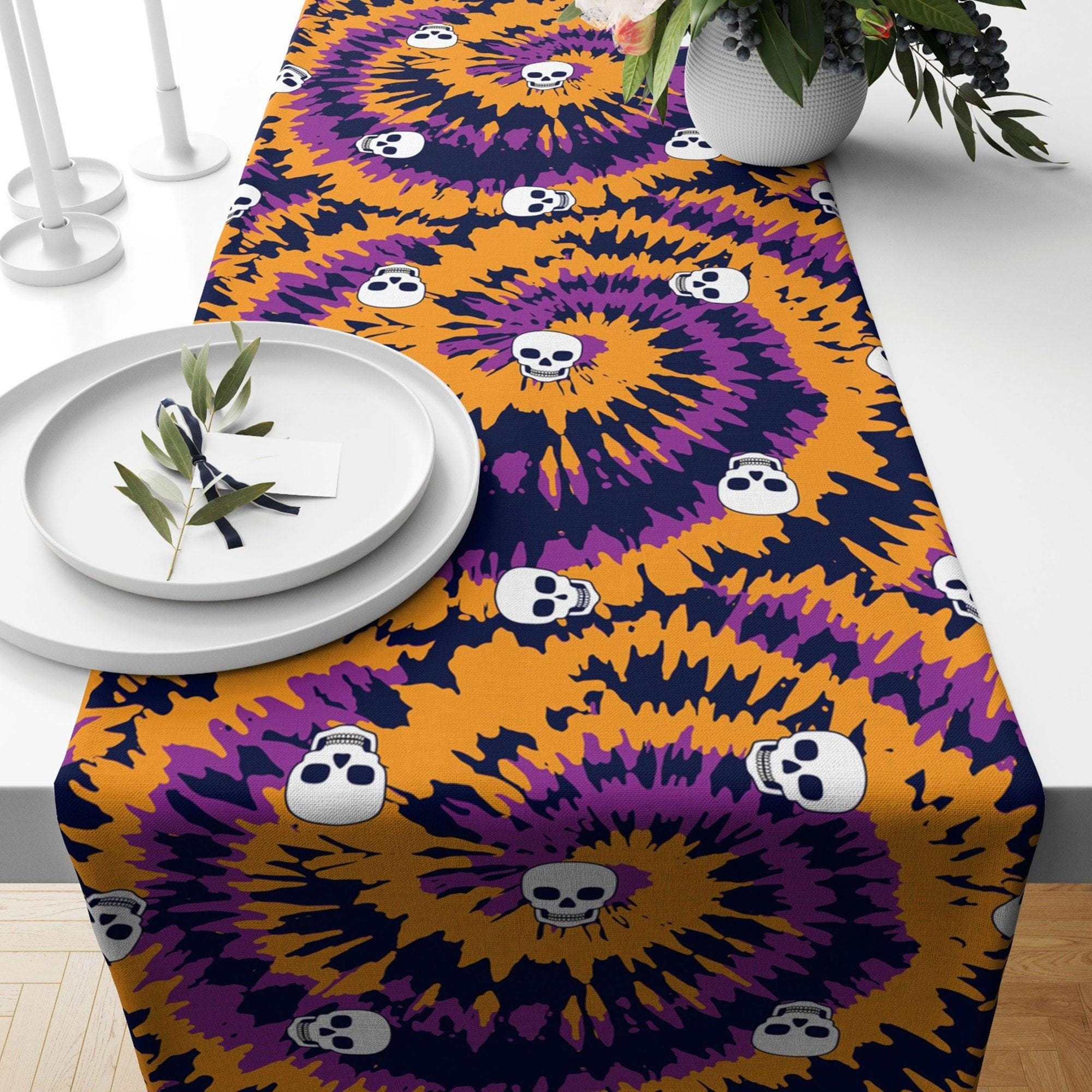 Halloween Table Runner, Halloween Spooky Table Runner, Halloween Pumpkin Runner, Halloween Gift, Halloween Party Table Decor