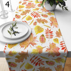 Thanksgiving Table Runner, Autumn Leaves Table Runner, Fall Table Decor, Autumn Gift, Thanksgiving Party Tablecloth, Fall Table Runner