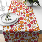 Autumn Leaf Table Runner, Fall Leaves Table Runner, Autumn Table Decor,  Thanksgiving Table Cloth, Thanksgiving Table Runners