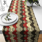 70s Table Runner, Retro Mid Century Table Runner, Retro Party Table Decor, Geometric Retro Table Runner, Mcm Table Runners