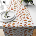 Fall Leaves Table Runners, Autumn Leaf Table Runner, Thanksgiving Party Table Runners, Thanksgiving Table Decor, Fall Leaves Table Cover