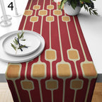 70s Table Runner, Retro Mid Century Table Runner, Retro Party Table Decor, Geometric Retro Table Runner, Mcm Table Runners