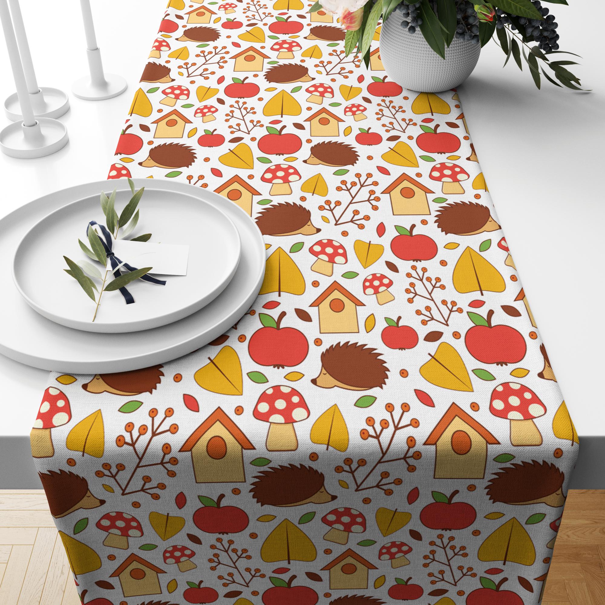 Autumn Leaf Table Runner, Fall Leaves Table Runner, Autumn Table Decor,  Thanksgiving Table Cloth, Thanksgiving Table Runners