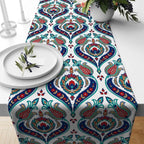 Tulip Table Runner, Turkish Oriental Table Runner, Oriental Table Runner, Tulip Runner, Turkish Tulip Table Runner, Turkish Style Runners