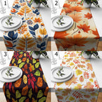 Thanksgiving Table Runner, Autumn Leaves Table Runner, Fall Table Decor, Autumn Gift, Thanksgiving Party Tablecloth, Fall Table Runner