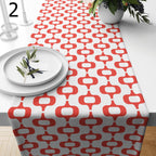 Mid Century Modern Table Runner, 70s Retro Table Runner, Geometric Retro Table Runner, 80s Retro Party Table Decor, 60s Table Decor Runner