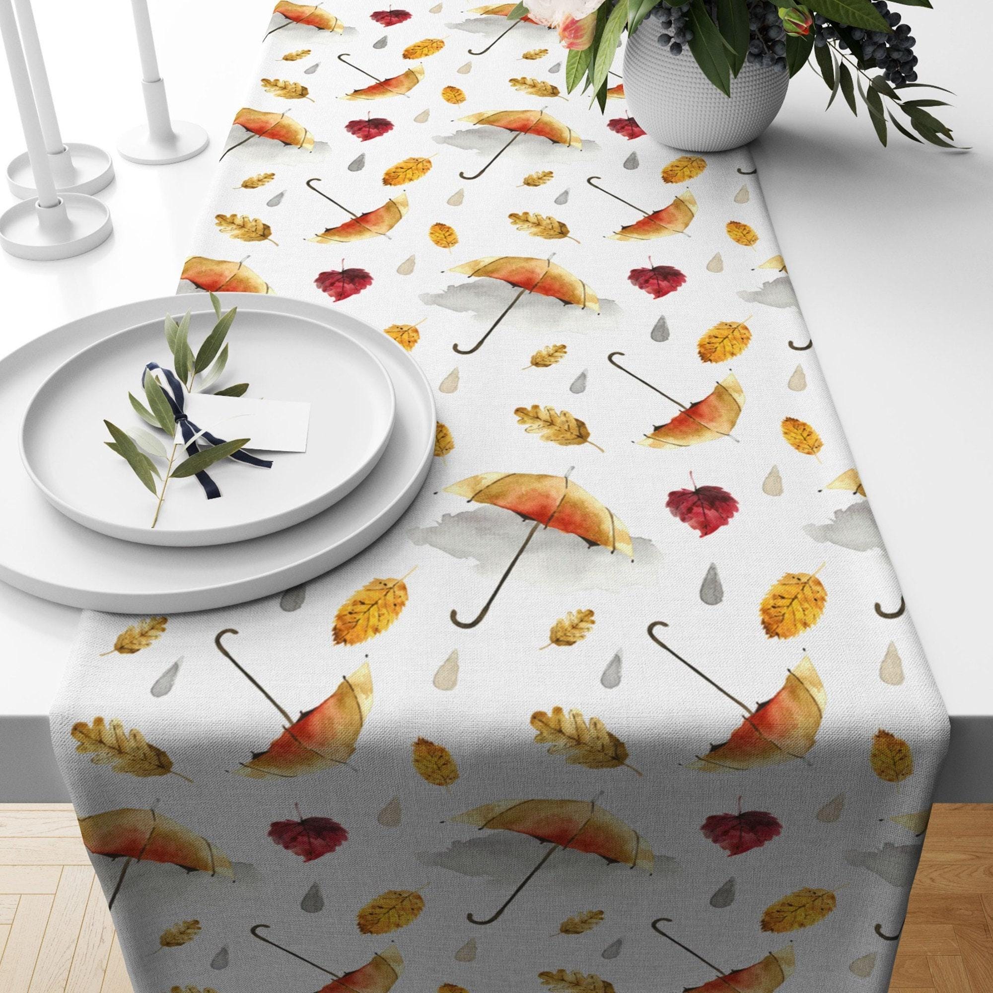 Autumn Table Runner, Fall Table Runner, Fall Home Decor, Thanksgiving Table Runner, Halloween Runner, Fall Kitchen Decor, Thanksgiving Gift