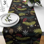 Xmas Winter Table Runner, Christmas Snowflake Table Runner, Xmas Table Runners, Merry Christmas Table Runner, Christmas Table Runner
