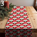 Christmas Snowflake Table Runner, Christmas Table Decor, Christmas Pine Tree Table Runner, Xmas Table Runner, Christmas Party Table Runner