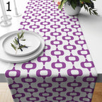 Mid Century Modern Table Runner, 70s Retro Table Runner, Geometric Retro Table Runner, 80s Retro Party Table Decor, 60s Table Decor Runner