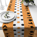 Halloween Runner, Halloween Table Runner, Halloween Decor, Pumpkin Runner, Halloween Gift, Halloween Party