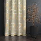Retro Bauhaus Curtains, Mid Century Curtain, 70s 80s Window Curtain, Retro Bauhaus Living Room Curtain, Sage Geometric Abstract Curtains