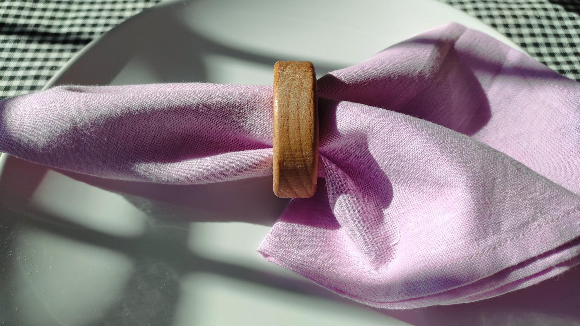 Wooden Napkin Ring, Round Wooden Napkin Rings, Wooden Natural Napkin Holder, Handmade Wooden Napkin Rings