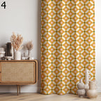 Retro Pink Beige Curtains, Mid Century Modern Curtain Panels, Retro Geometric Curtains, Mcm Panels, 70s Retro Living Room Panel Curtains