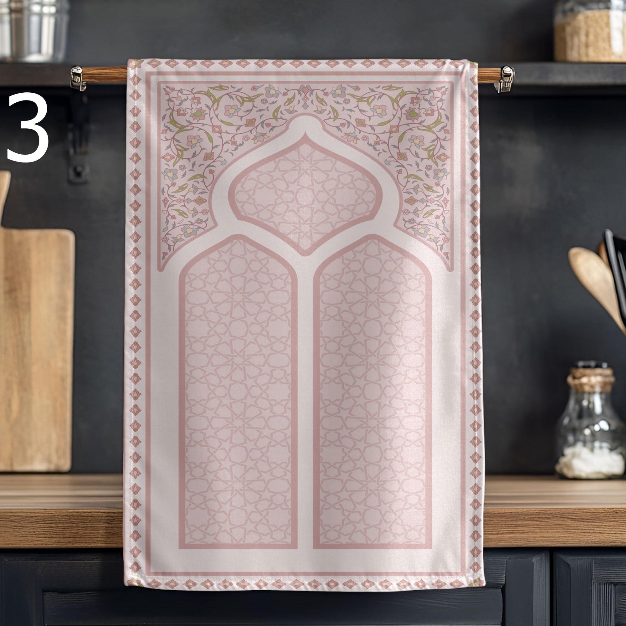 Islamic Geometric Dish Towels, Ramadan Tea Towels, Ramadan Kitchen Decor, Ramadan Hand Towel, Ramadan Kitchen Towels, Muslim Kitchen Gifts