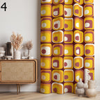 Mid Century Modern Curtain Panels, 70s Curtains, Retro Vintage Printed Curtains, Retro MCM Window Curtains, Retro Style Living Room Drape