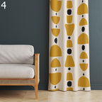 Mid Century Modern Curtains, 70s Inspired Curtains, Mod Blackout Curtain, Boho Modern Grommet Curtain, Retro Geometric Drapes