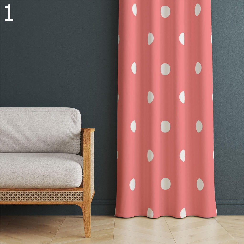 70s Window Curtains, Retro Blackout Curtain, Retro Grommet Curtain, Mod Print Drapes, MCM Retro 80s Curtains, Mid Century Modern Curtains