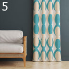 70s Retro Boho Curtains, Mid-Century Modern Style Curtain, Retro Window Curtain, Retro Vintage Curtains, 60s Printed Curtain, Retro Drapes