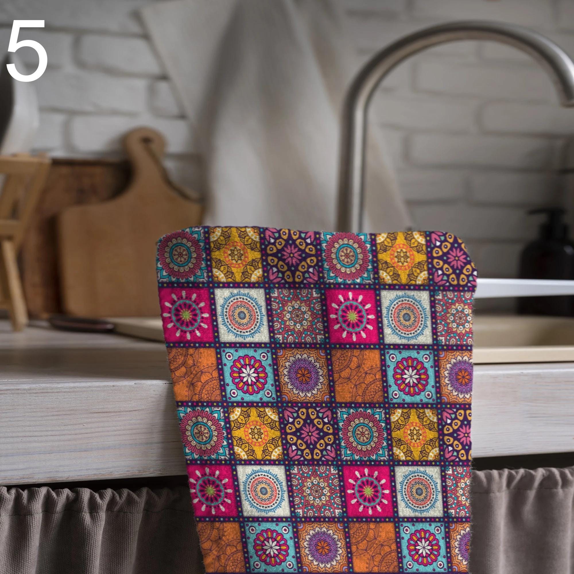 Ramadan Tea Towels, İslamic Dish Towels, Ramadan Kitchen Decor, Ramadan Hand Towel, Mubarak Ramadan Kitchen Towels, Muslim Kitchen Gifts