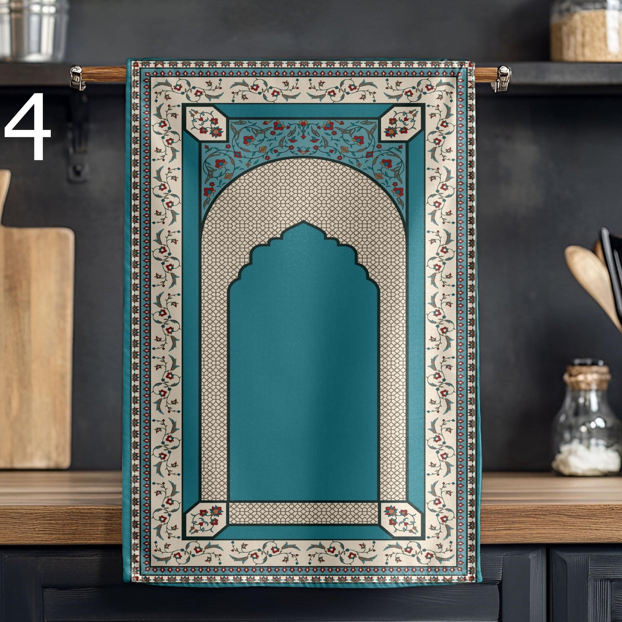 Islamic Geometric Dish Towels, Ramadan Tea Towels, Ramadan Kitchen Decor, Ramadan Hand Towel, Ramadan Kitchen Towels, Muslim Kitchen Gifts