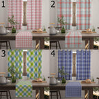 Kitchen Curtains, Kitchen Buffalo Check Window Curtains, Farmhouse Curtains Panel, Buffalo Plaid Kitchen Curtains, Printed Curtain