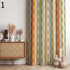 Retro Curtains, Mid Century Modern Curtain Panels, Retro Drapes, Retro 60s 70s Mid Century Modern Geometric Curtains, Retro Home Decor
