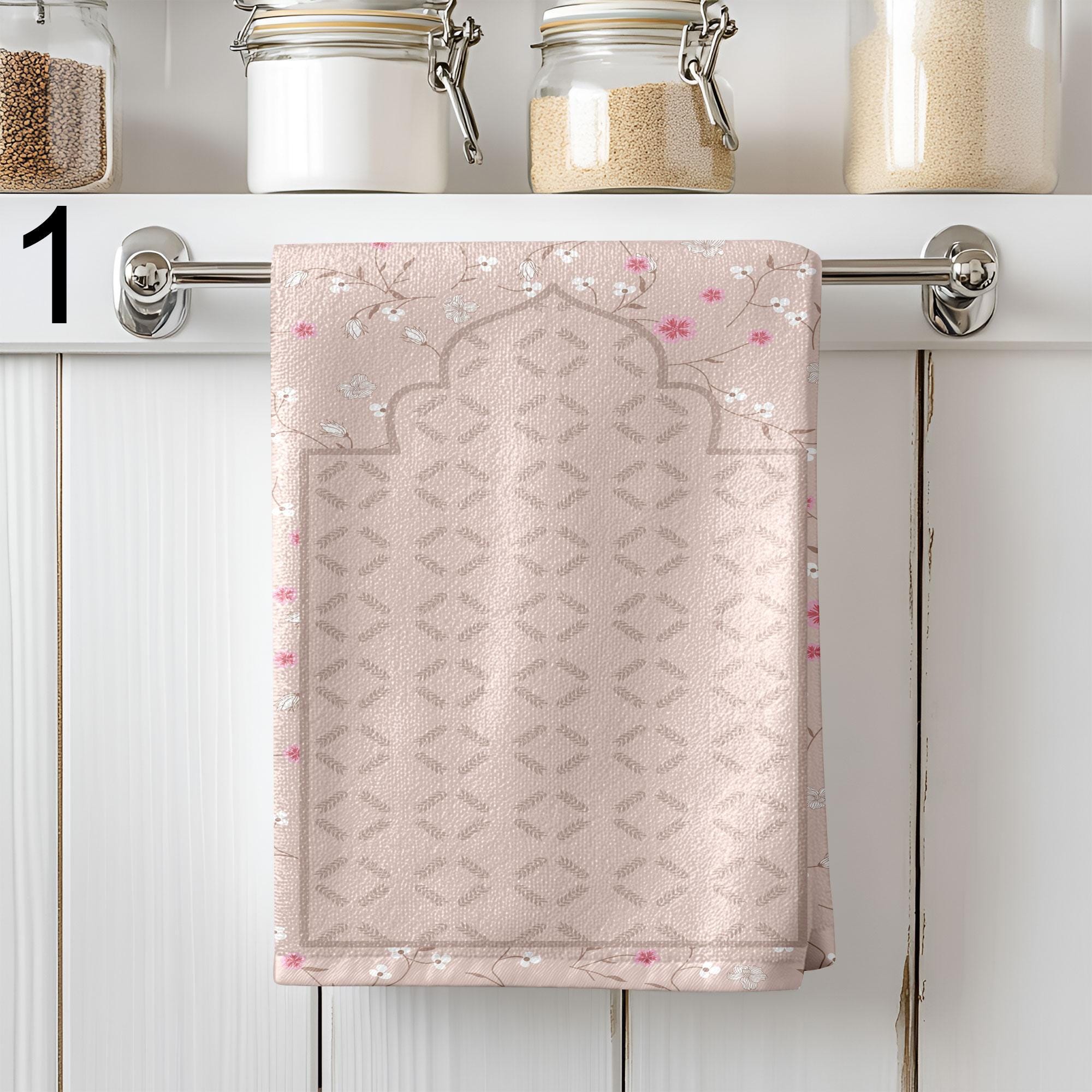 Islamic Geometric Dish Towels, Ramadan Tea Towels, Ramadan Hand Towel, Ramadan Kareem Kitchen Towels, Muslim Kitchen Gifts