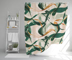 Modern Shower Curtains, Modern Abstract Printed Shower Curtain, Abstract Bath Waterproof Drapes, Abstract Bathroom Shower Curtains