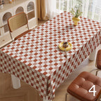 Fall Plaid Table Cover, Farmhouse Checkered Table Cloths, Classic Gingham Checkered Tablecloth, Country Chic Plaid Table Linens