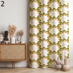 Retro Geometric Curtains, Mid-Century Modern Drapes, Bold Decor Curtain Panels, Retro Style Blackout Panels, MCM Grommet Curtains