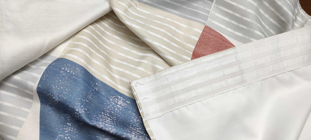 Mid Century Window Curtains, 70s Retro Abstract Blackout Curtain, Mcm Grommet Curtain, Retro Polka Dot Print Drapes, Retro Curtains