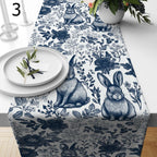 Happy Easter Table Runners, Easter Bunny Table Runners, Easter Spring Flowers Coffee Table Runners, Cute EasterRunners, Spring Party Runners