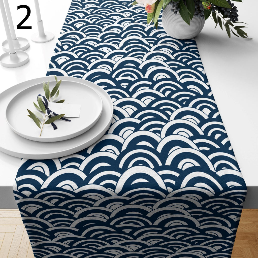 Nautical Animals Table Runner, Coastal Sea Turtle Table Runners, Coastal Elegance Runners, Octopus Table Runner, Beach House Dining Runners