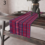 Independence Day Buffalo Plaid Table Runners, 4th July Table Runners, Patriotic Plaid Table Runners, Independent Day Dining Table Runners