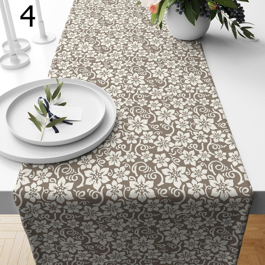Floral Table Runners, Flowers Table Runners, Spring Flowers Table Runner, Floral Printed Table Runner, Floral Table Decor Runners