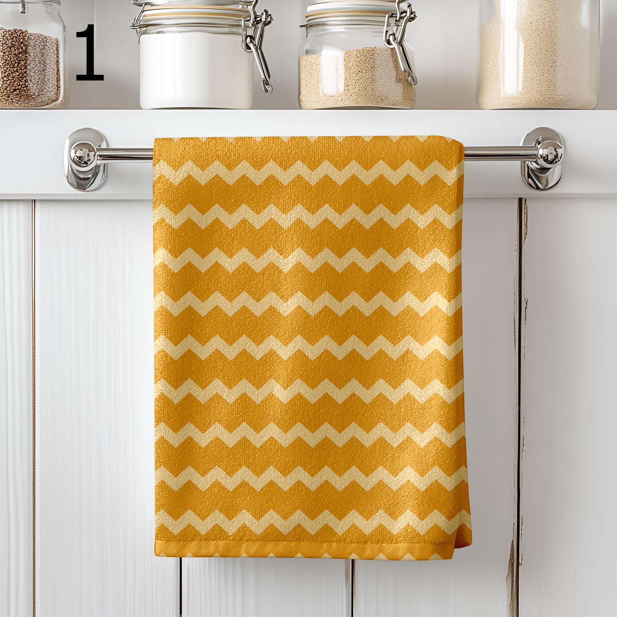 Colorful Boho Tea Towels, Modern Geometric and Tribal Kitchen Towels, Decorative Patterned Dish Towels, Abstract Ethnic Hand Towels