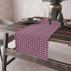 4th July Table Runners, Patriotic Table Runners, Independent Day Party Dining Table Runners, Independence Day Kitchen Dining Table Decor