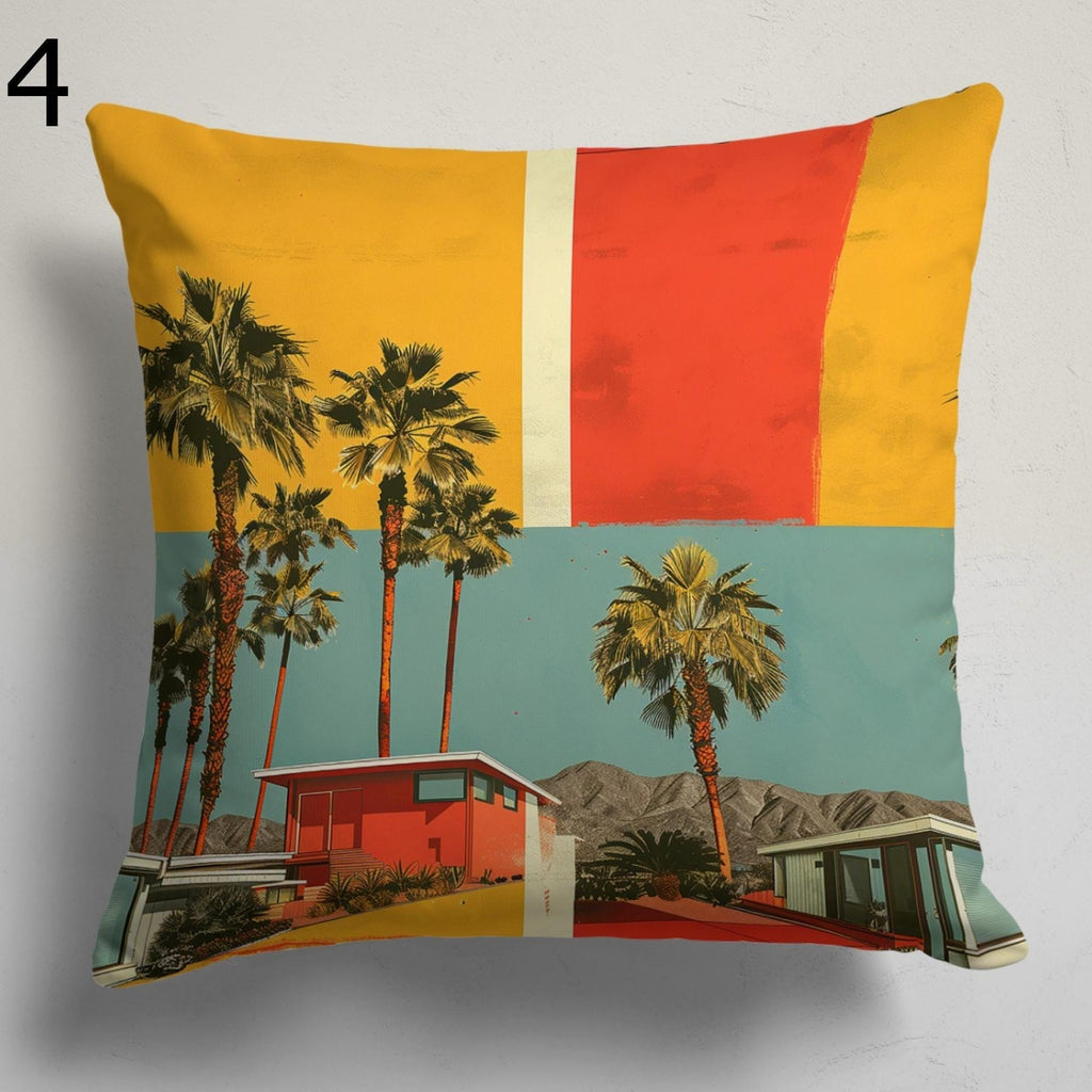 Retro Pillow Covers, Mid-Century Modern Pillow Covers, Retro Summer Cushion Covers, Colorful Retro Throw Pillow Covers, MCM Pillowcases