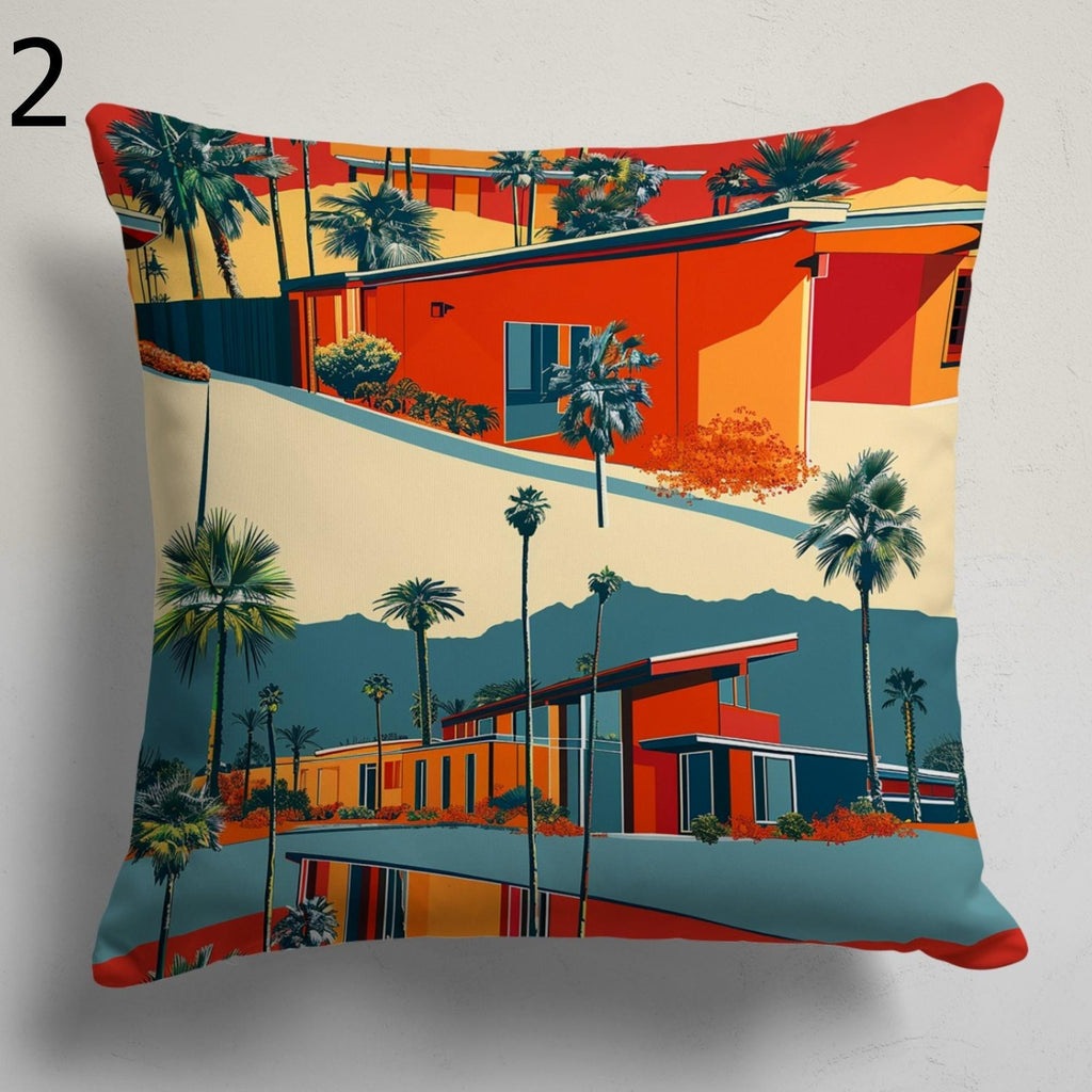 Retro Pillow Covers, Mid-Century Modern Pillow Covers, Retro Summer Cushion Covers, Colorful Retro Throw Pillow Covers, MCM Pillowcases
