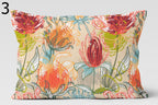 Daisy Pillow Covers, Colorful Floral Throw Pillows, Retro Flower Cushion Covers, Summer Botanical Rectangle Pillowcases