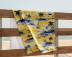 Hawaii Beach Towels, Cotton Beach Towels, Tropical Palm Tree Beach Towels, Tropic Digital Print Beach Towel, Hawaii Palm Tree Bath Towels