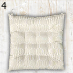 Modern Boho Tie-On Chair Pads, Colorful Seat Cushions, Cozy Chair Pillows, Patterned Dining Chair Cushions, Washable Chair Pads