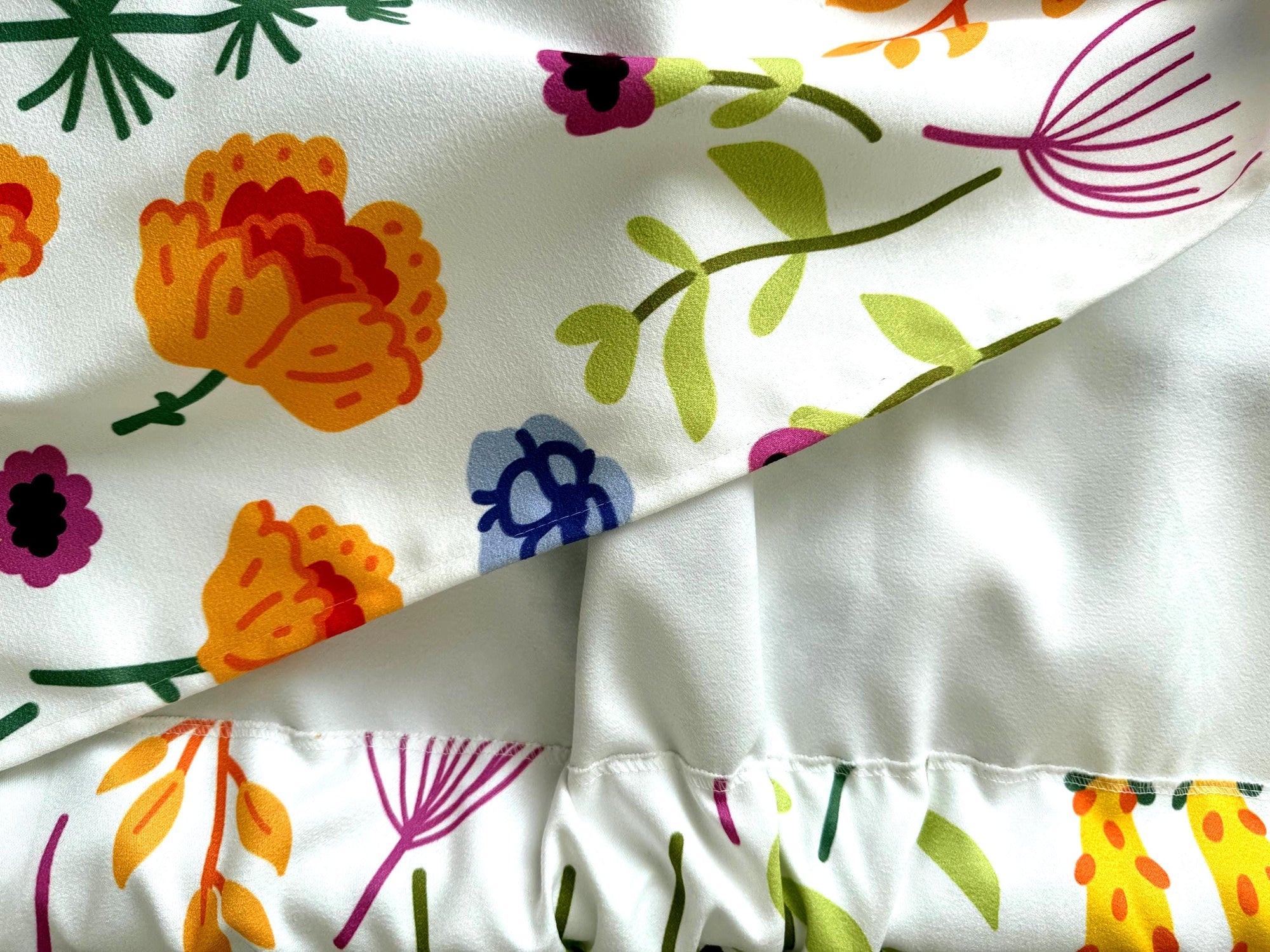 Purple Floral Curtains, Flowers Window Panels, Colorful Floral Drapes, Floral Curtains, Floral Purple Curtain Panels