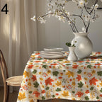 Fall Leaf Tablecloth, Autumn Table Cover, Thanksgiving Table Decor, Harvest Table Linen, Rustic Maple Leaf Tablecloth, Autumn Table Decor