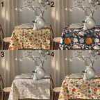 Fall Leaf Tablecloth, Autumn Table Cover, Thanksgiving Table Decor, Harvest Table Linen, Rustic Maple Leaf Tablecloth, Autumn Table Decor