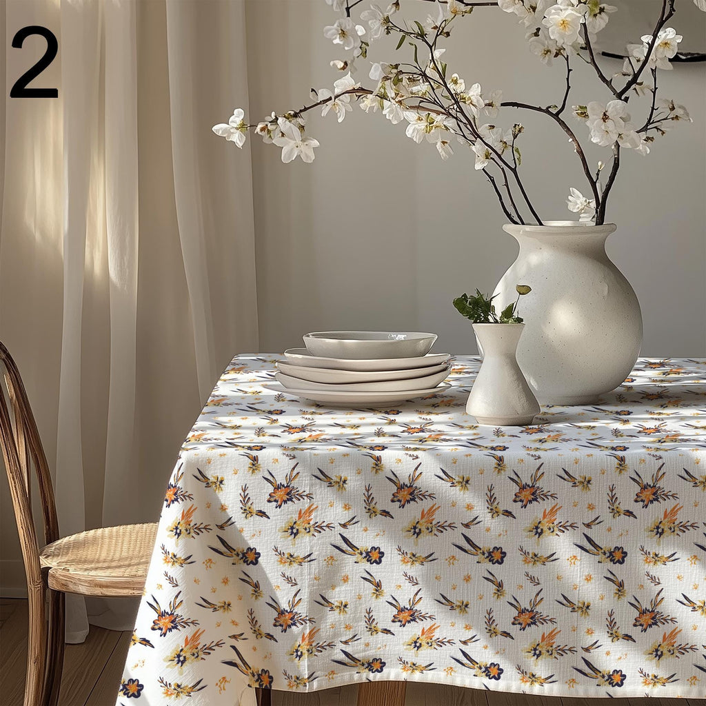 Fall Leaves Table Cover, Autumn Leaf Tablecloth, Seosonal Tablecloth, Harvest Kitchen Table Decor, Autumn Maple Leaves Table Linen