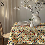 Fall Leaves Table Cover, Autumn Leaf Tablecloth, Seosonal Tablecloth, Harvest Kitchen Table Decor, Autumn Maple Leaves Table Linen